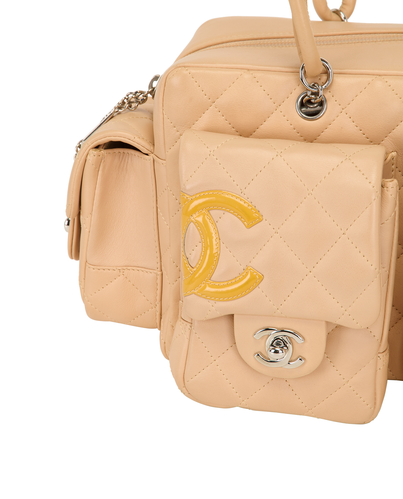 Cambon Reporter Bag, &pound;3,200, Handbags, Beige, Leather, Other view